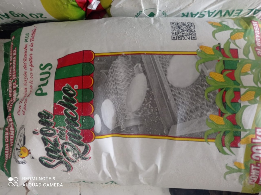 COSTAL HARINA DE MAIZ PLUS (20 KG) [SAZON DEL RANCHO VERDE]
