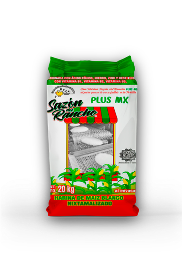[PLUS-PTVALLLARTA] SACO HARINA DE MAIZ PLUS (20 KG) [SAZON DEL RANCHO]