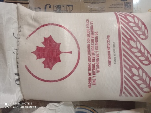 [HARINA MANITOBA] COSTAL DE HARINA DE TRIGO PANIFICABLE (25 KG) [MANITOBA]
